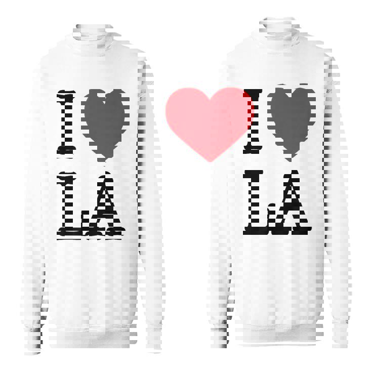 I Love La Top I Heart Los Angeles バケーションギフト スウェットシャツ