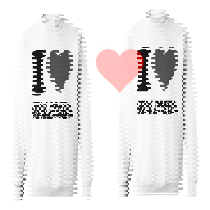 I Love Malaysia スウェットシャツ