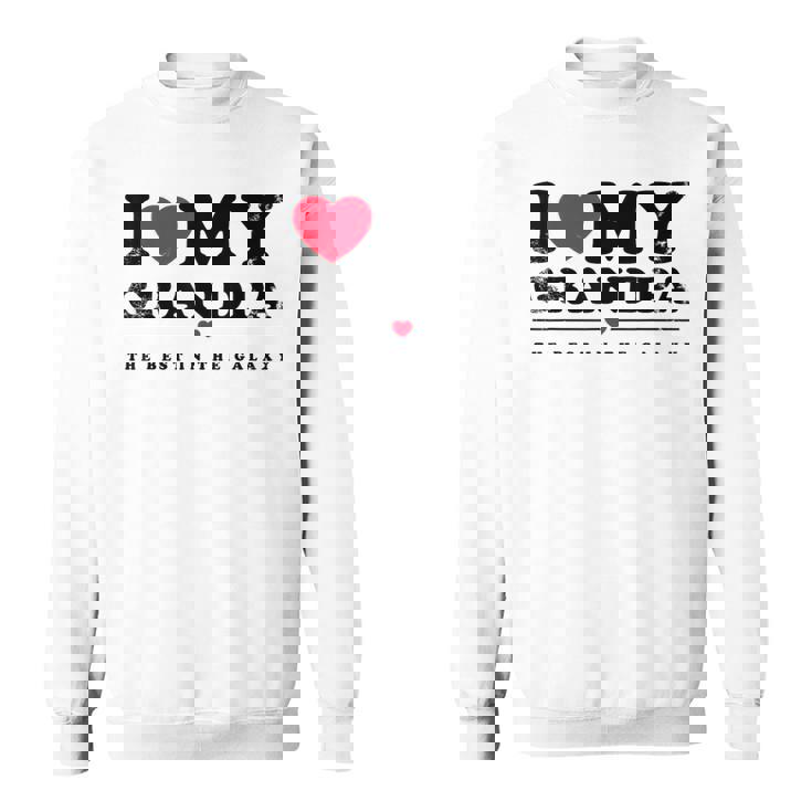 I Love My Grandpa I Heart My Grandpa スウェットシャツ