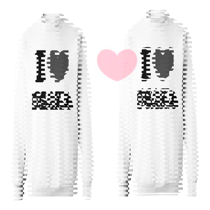 I Love Osaka アイラブ大阪 スウェットシャツ