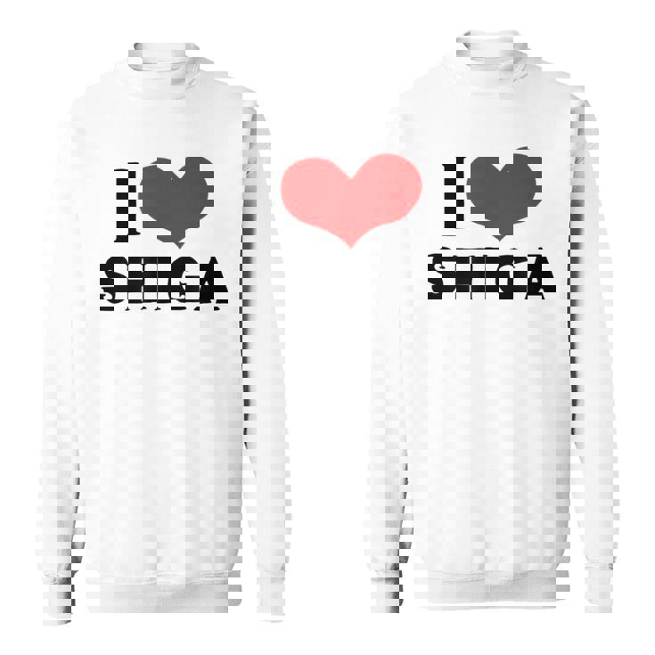 I Lovehiga 愛 ハート 滋賀 滋賀県 日本 お土産 かわいい おしゃれ スウェットシャツ