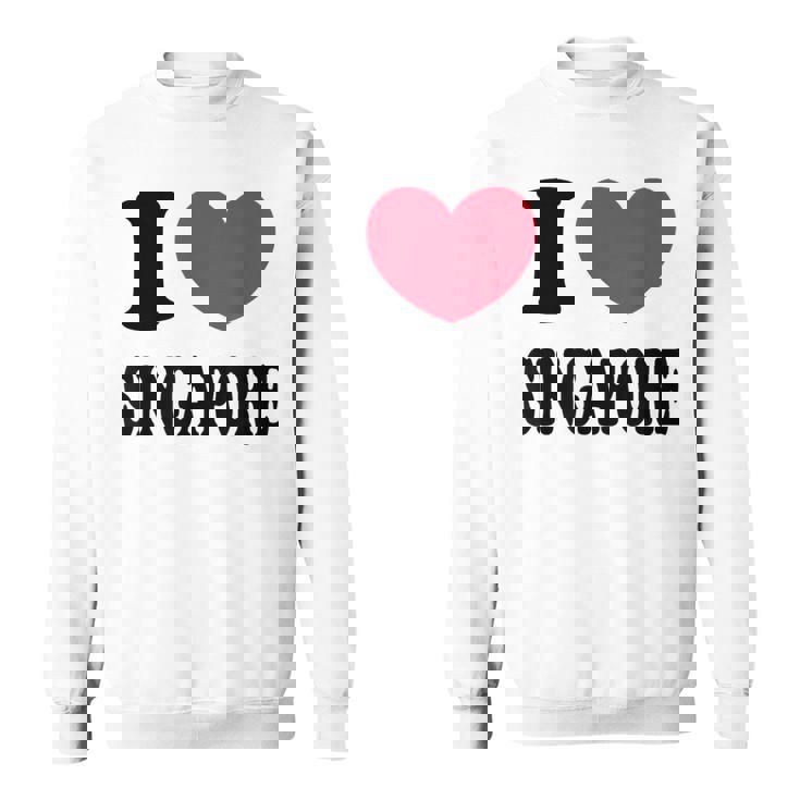 I Loveingapore シンガポールが大好き スウェットシャツ