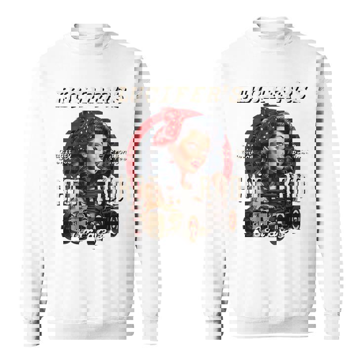 Lucifer's スーパーホットロッド ピンナップガール ロカビリー ガレージ レトロ スウェットシャツ