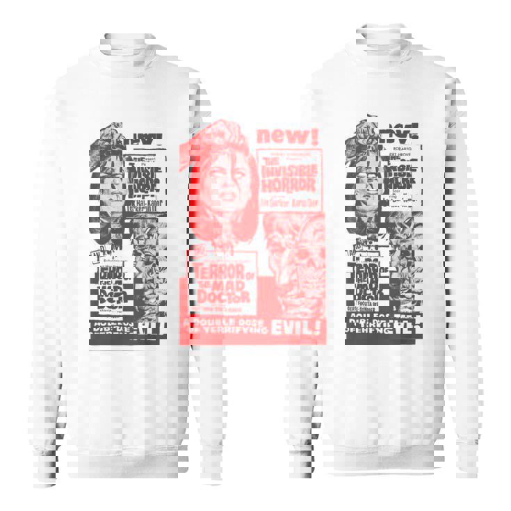 Mad Doctor Terror ハロウィンモンスターポスター ホラー映画 スウェットシャツ