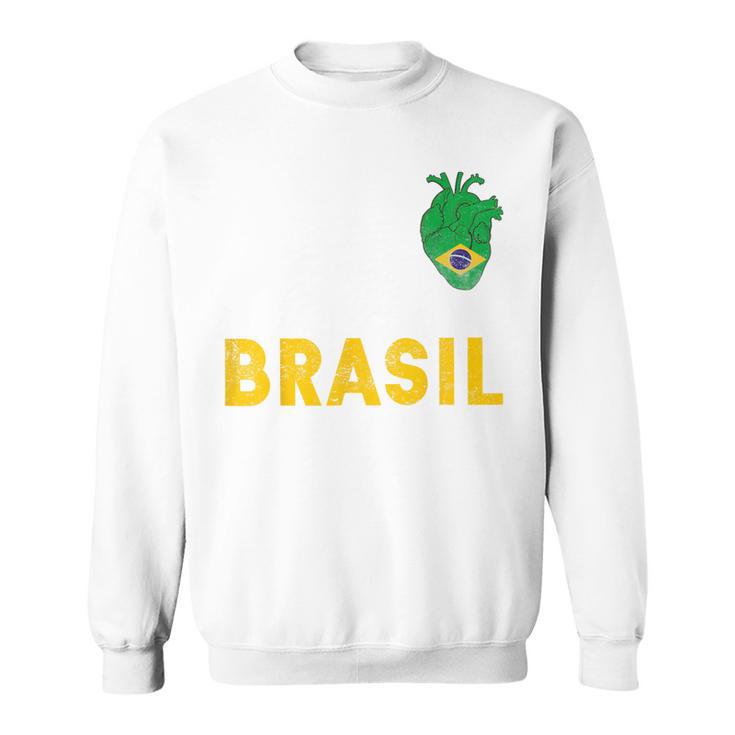 Maillot Brésil Football Brésil Drapeau Brésil Football Sweater e