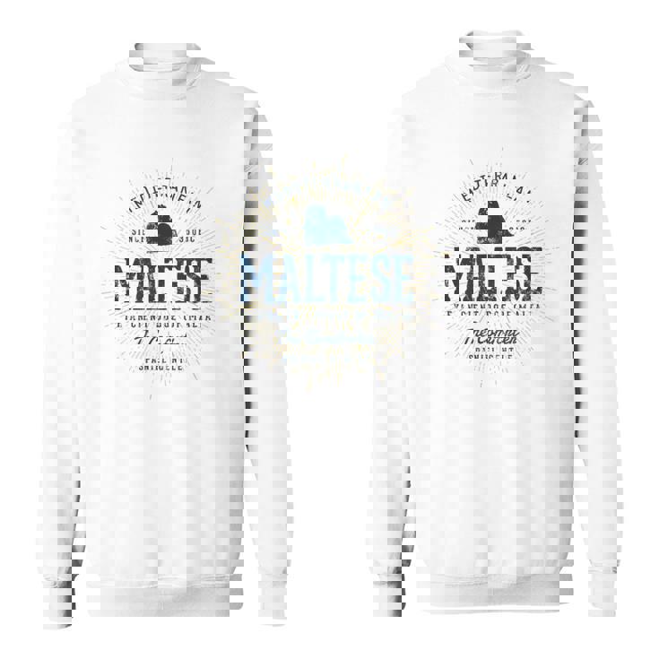 Maltese ギフトヴィンテージマルチーズ スウェットシャツ