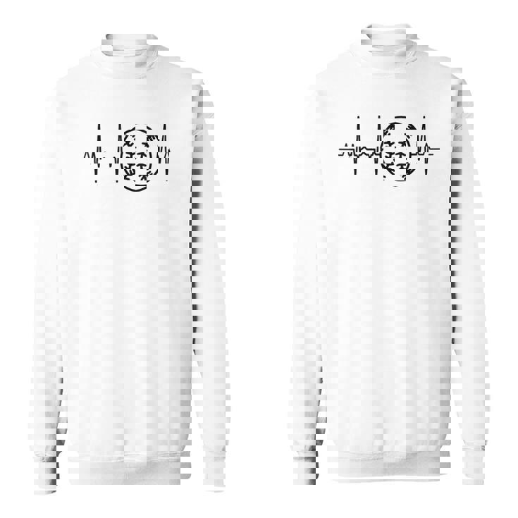 My Heart Beats Foroftball ソフトボーラー ハートビート スウェットシャツ