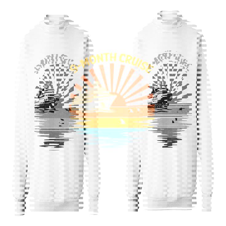 Nine Month Cruisehipunset Withharks In Ocean 長袖tシャツ スウェットシャツ