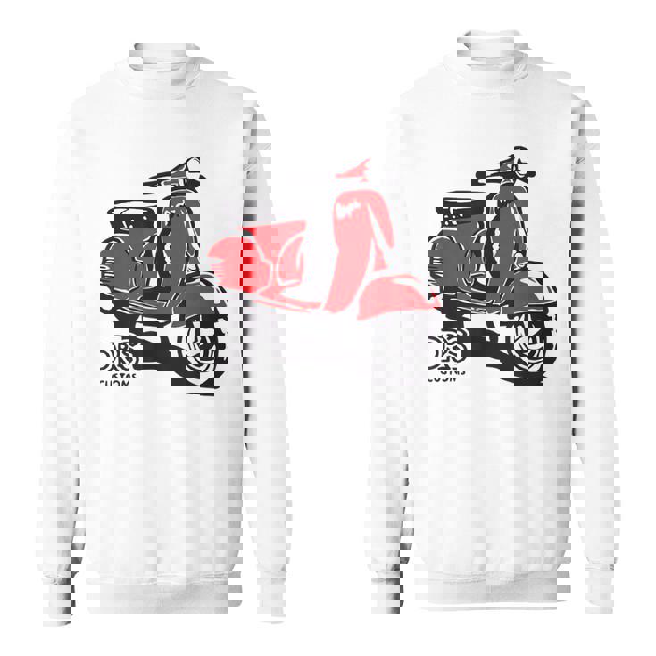 Piaggio クラシックスクーター イタリア製 ピンク スウェットシャツ