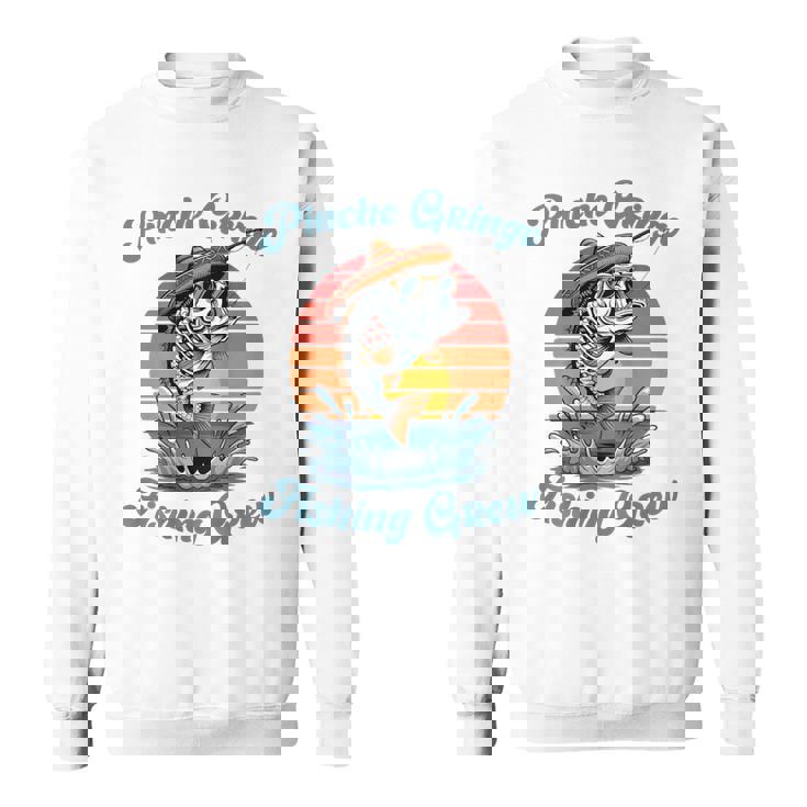 Pinche Gringo フィッシングクルー背面 メンズ、レディース向けアウトフィット スウェットシャツ