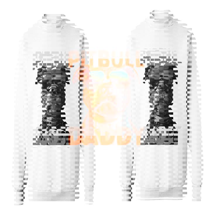 Pitbull Daddyピットブル・パパ・ヴァタータグ アメリカン・ピット・ブル・テリア・パパ 長袖tシャツ スウェットシャツ