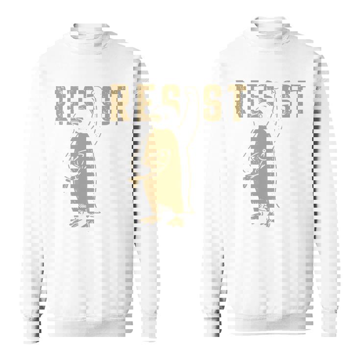 Resist Penguins Activism グラフィック Wetand With Penguins 長袖tシャツ スウェットシャツ