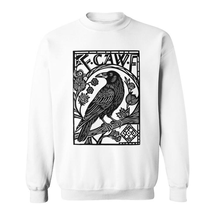T-shirt Black Crow F-Caw-F – Design Amusant Avec Corbeau, Coupe Classique, Manches Doubles Coutures | Léger Et Confortable
