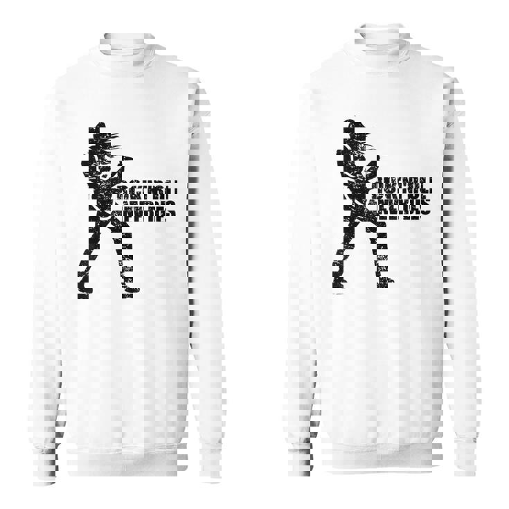 Rock 'N' Roll Never Dies ギタープレーヤー スウェットシャツ