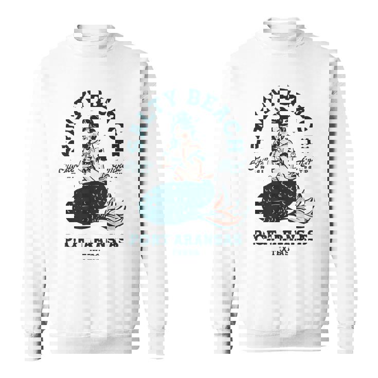 Salty Beach Port Aransas テキサス マーメイドシャツ ダイブバー オイスター スウェットシャツ