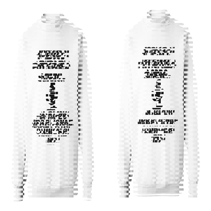 Sanremo 2025 Expression シャツ スウェットシャツ