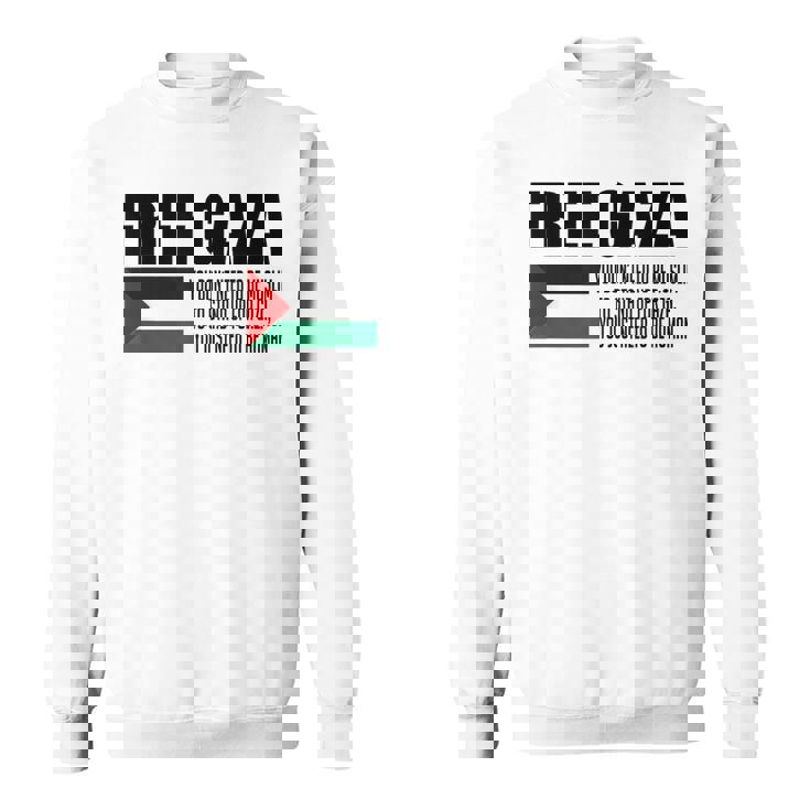 Save Gaza Free Palestine Free Gaza Proud Gaza Palestina スウェットシャツ