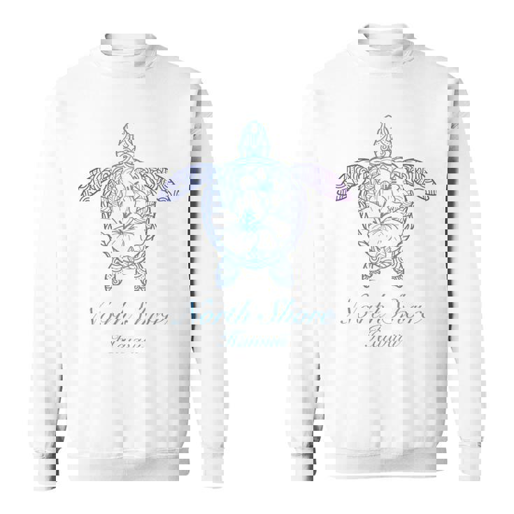 Save The Hawaii ウミガメ ハワイアンブルー トライバル タートル ホヌ スウェットシャツ