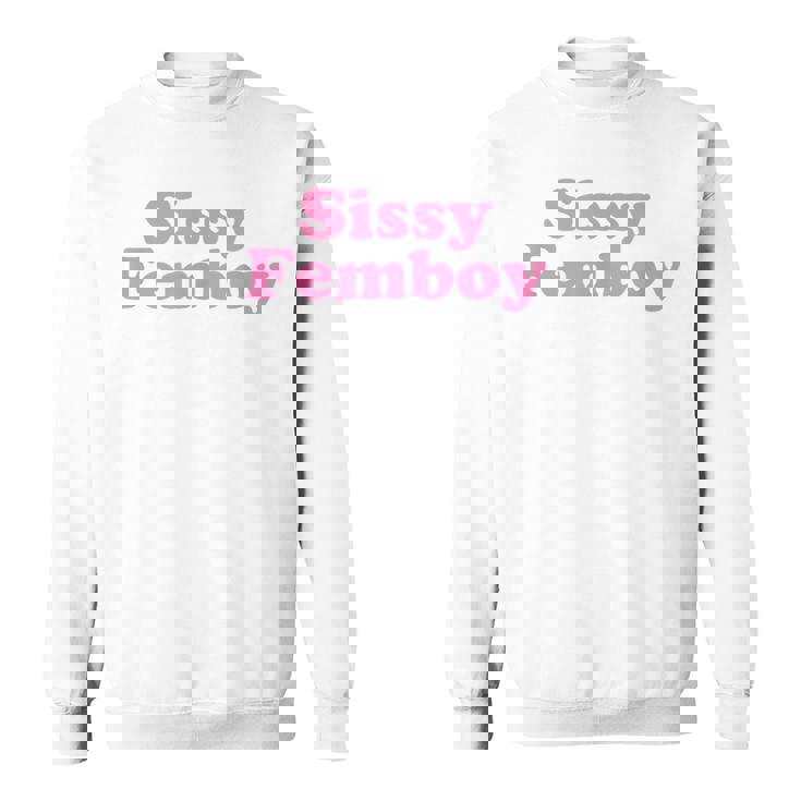 Sissy Femboy Crossdressing Aesthetic スウェットシャツ
