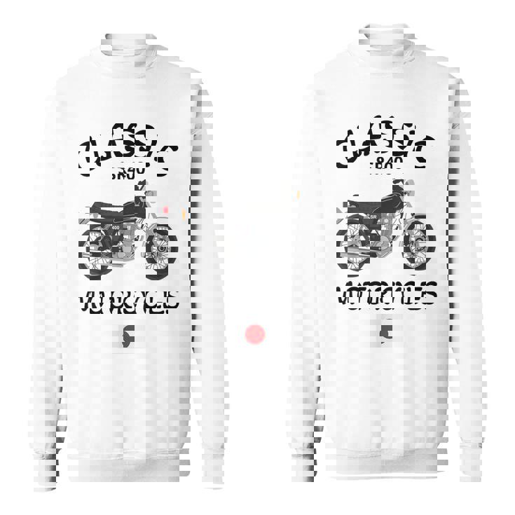 Sr400 ブラックスポーク クラシックバイク モーターサイクリスト オートバイ スウェットシャツ