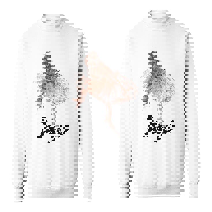 Study Of A Ballet Dancer エドガー・ドガ スウェットシャツ