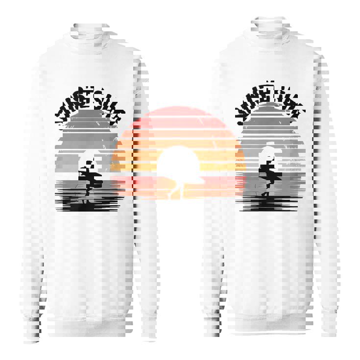 Sunseturf サーフボード ビンテージサーフィン サーファー用 スウェットシャツ