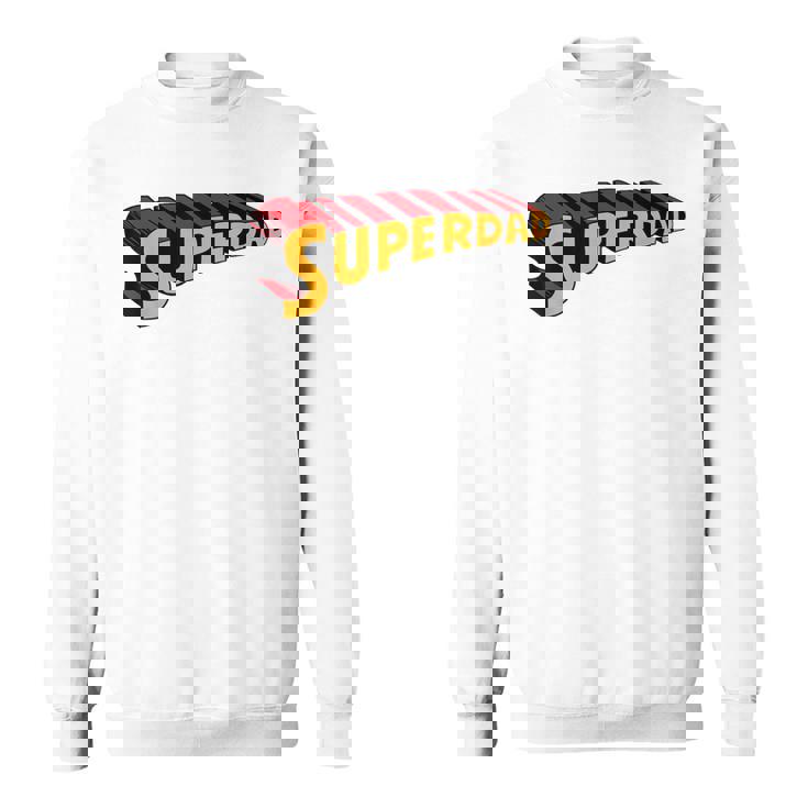 Super Daduperdad uperhero Dad スウェットシャツ