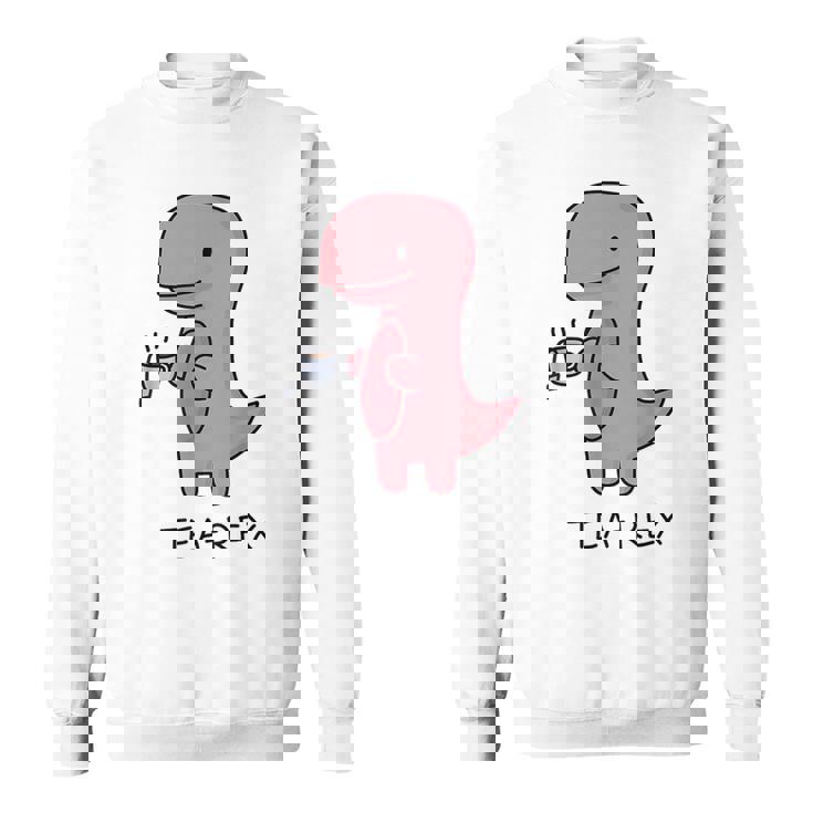 Tea Rex ユーモラスパン。 スウェットシャツ