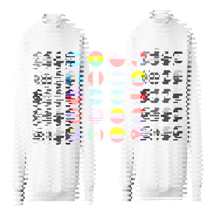 Todas Banderas Latinoamericanas Países Banderas Latinoamerica Camisa de entrenamiento