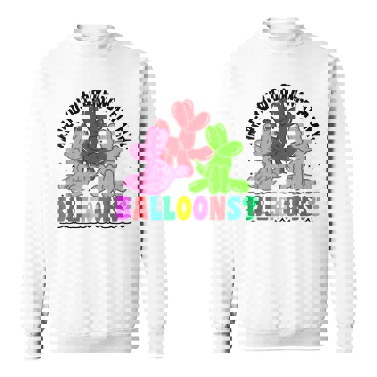 Twisting Balloon バルーンツイスト アート バルーンモデリング スウェットシャツ