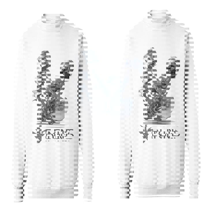 V8 エンジン スウェットシャツ