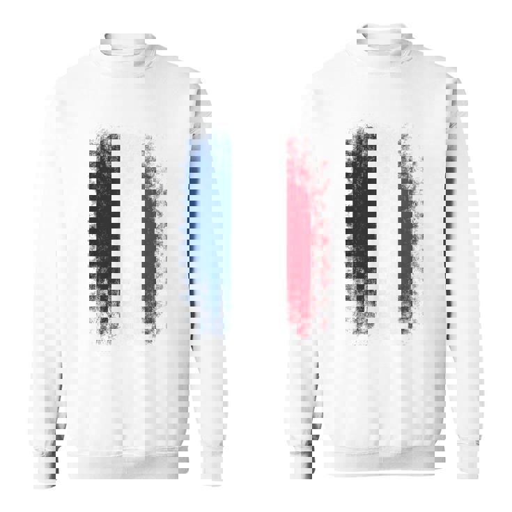 Vintage France Distressed Flag Illustration Graphic s スウェットシャツ