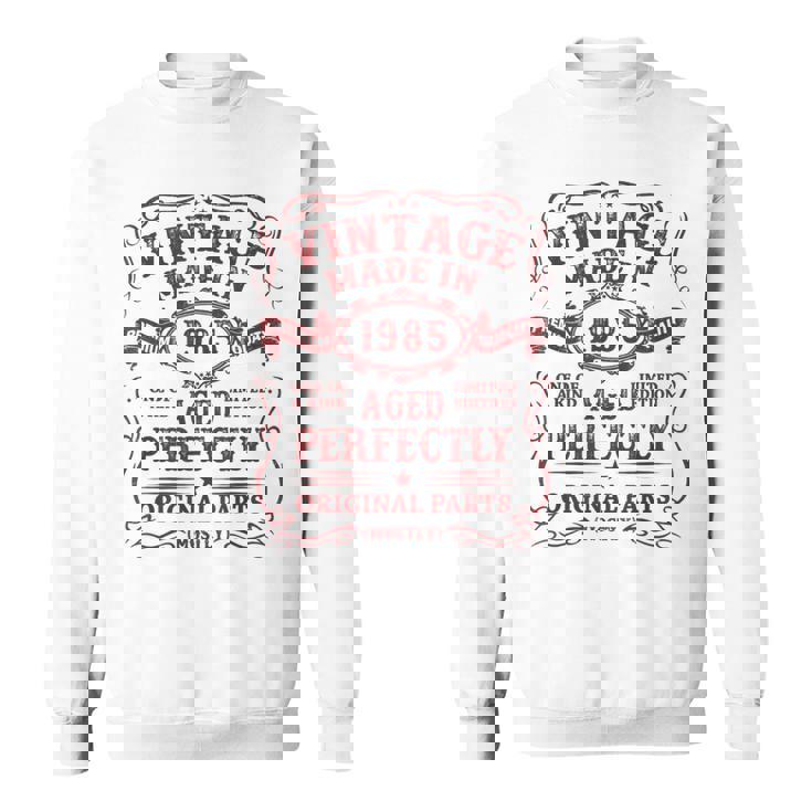 Vintage Made In 1985 The Man Myth Legend 39 Year Old スウェットシャツ