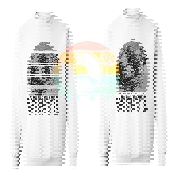 Vinyl Turntable Records Music Lp Djintageun レコードプレーヤー スウェットシャツ