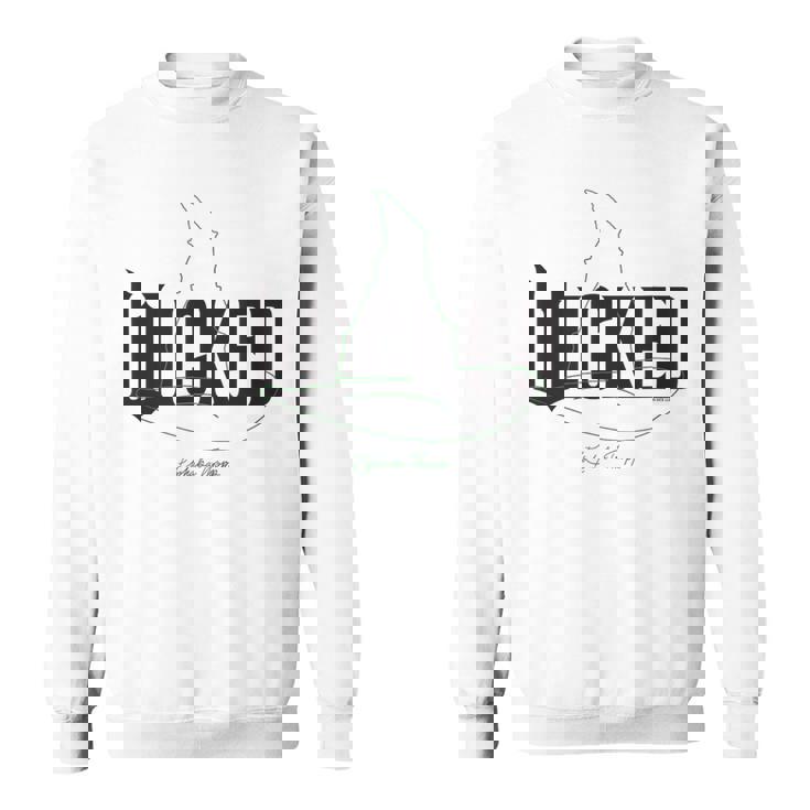 Wicked Movie ロゴ エルファバ スロップ スウェットシャツ