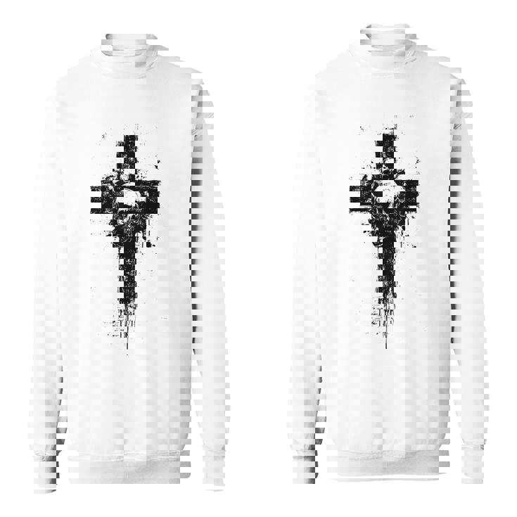 Witchyibes クロス ゴシック 美的 オカルトアート スウェットシャツ