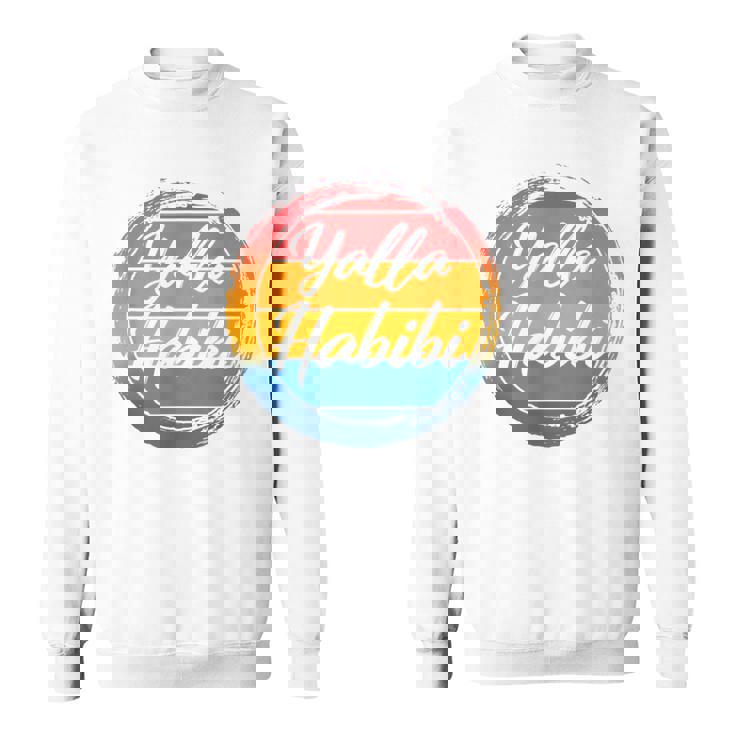 Yalla Habibi Let's Go My Dear Muslim Friend Arabe Islamique Sweater e
