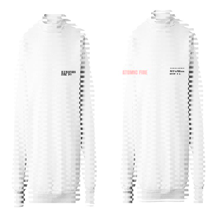 「Cleanse Them In Atomic Fire」核ガンジーミームの引用 長袖tシャツ スウェットシャツ