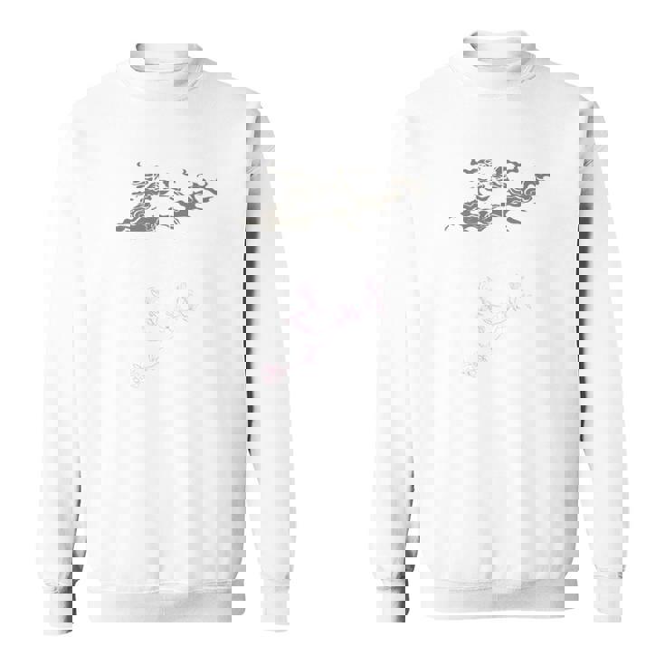 「麒麟に似た雲／とほかみえみため」 言霊 ホツマ文字 ヲシテ文字 とほかみゑひため 龍神 開運 お守り バックプリント 長袖tシャツ スウェットシャツ