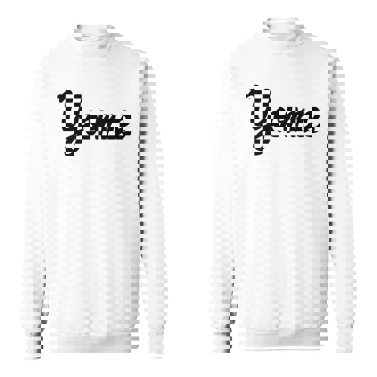 【Yome】嫁 よめ シンプル おしゃれ ローマ字 夫婦お揃い 結婚祝い カップル ペアルック おもしろ ペア スウェットシャツ