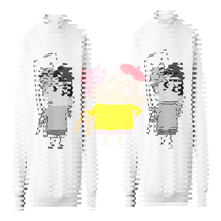 【まんが】クレヨンしんちゃん お絵描きしんちゃん スウェットシャツ