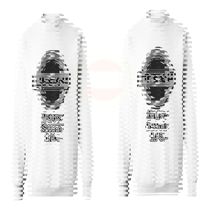 【バックプリント・背中側】Ossan おっさん（車好き ロゴ エンブレム パロディ）【変なデザイン屋さん】文字 面白い スウェットシャツ