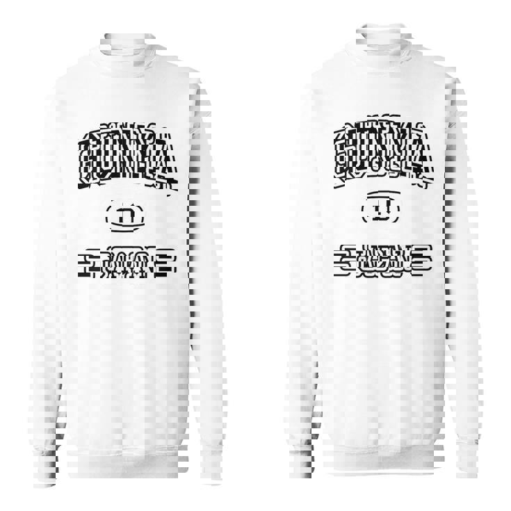 【バックプリント・背中側】群馬 Gunma【チームユニフォーム風】Jimo-T ジモティ 面白い スウェットシャツ