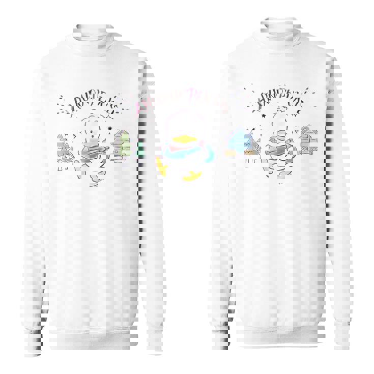 あひるのペックル キャンプ スウェットシャツ