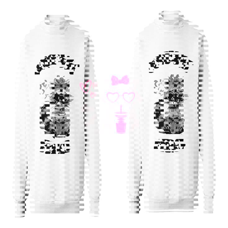 かわいいけれど、野生の面白いラコン。 スウェットシャツ