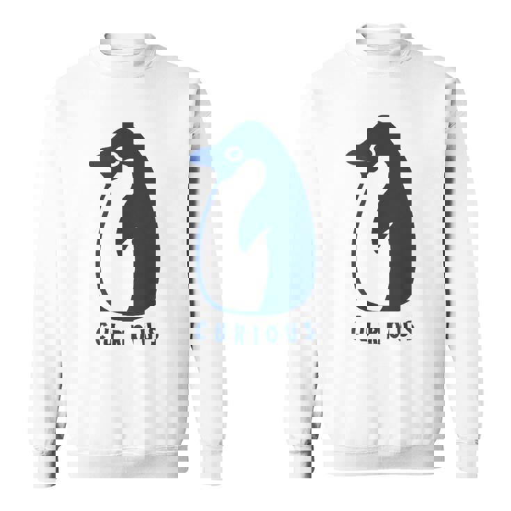 かわいいアデリーペンギン、学習者や探検家のためのミニマルアート。 スウェットシャツ