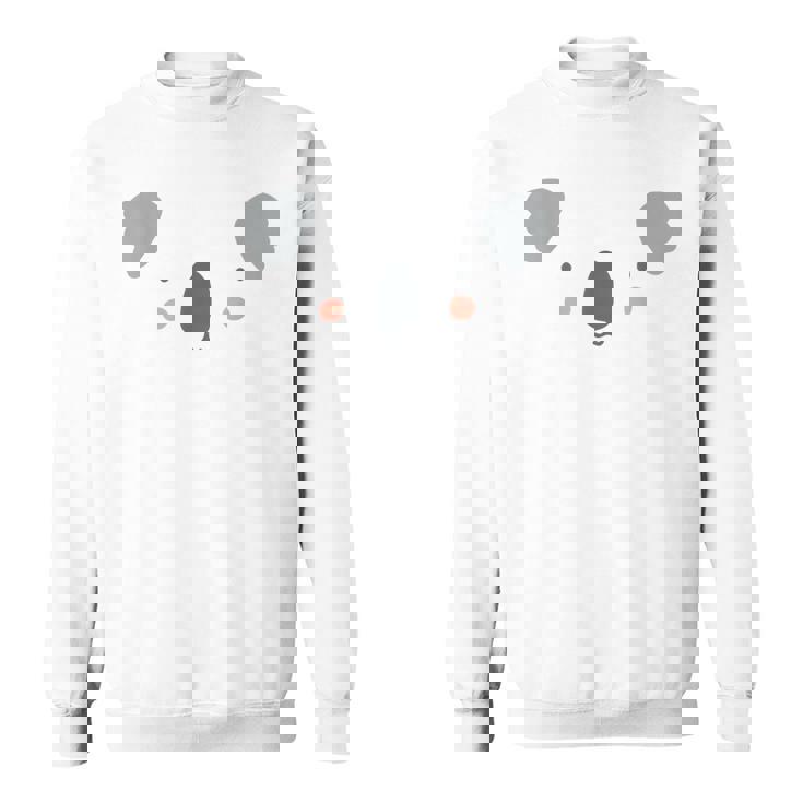 かわいいコアラ顔ハロウィンコスチューム スウェットシャツ