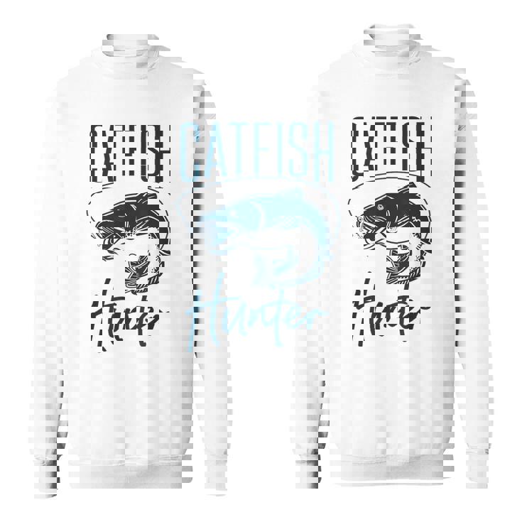 かわいいナマズハンターデザイン ナマズ農家へのギフトアイデア スウェットシャツ