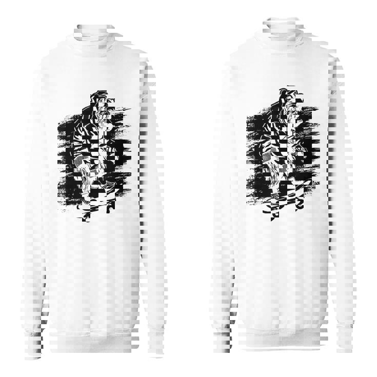 くま スケートボーダー スケートボード スケートボーダー スケートボード スウェットシャツ