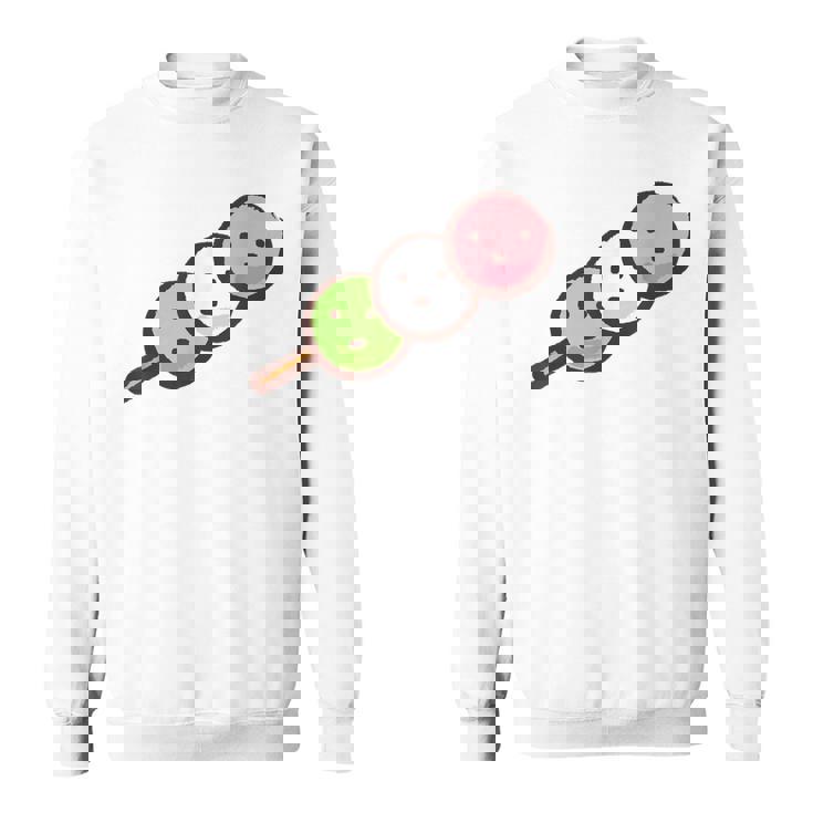 だんご 団子 和菓子 花見団子 三色団子 三兄弟 だんご好き かわいい おもしろ スウェットシャツ